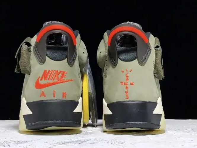 Air 6 Scott Olive x CN1084-200 Medium Travis Jordan 0506